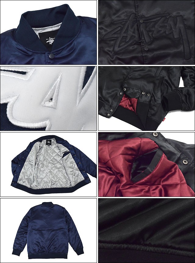 STUSSY ステューシー Stock Satin ジャケット(stussy JKT JACKET
