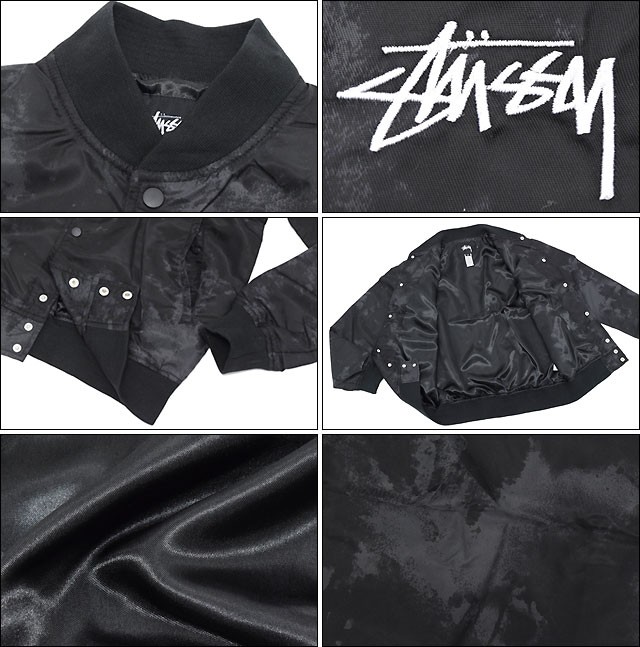 STUSSY（ステューシー） STUSSY 15S Satin Bomber ジャケット(stussy