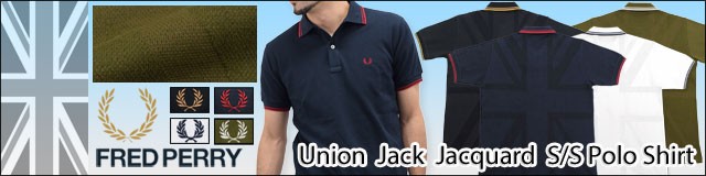 FRED PERRY フレッドペリー ポロシャツ ユニオン ジャック