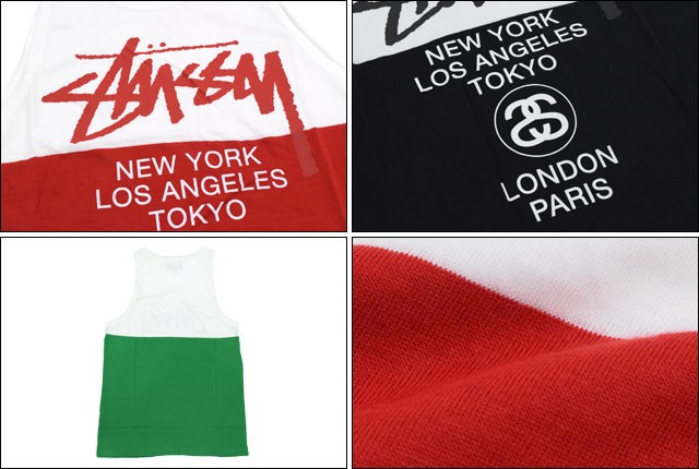 STUSSY（ステューシー） STUSSY City Block タンクトップ(stussy tank