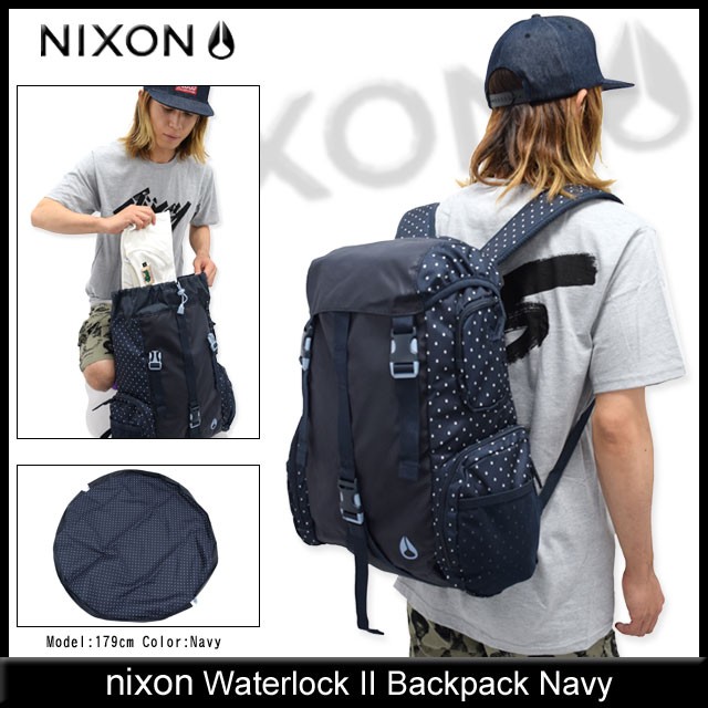 ニクソン nixon リュック ウォーターロック 2 バックパック ネイビー