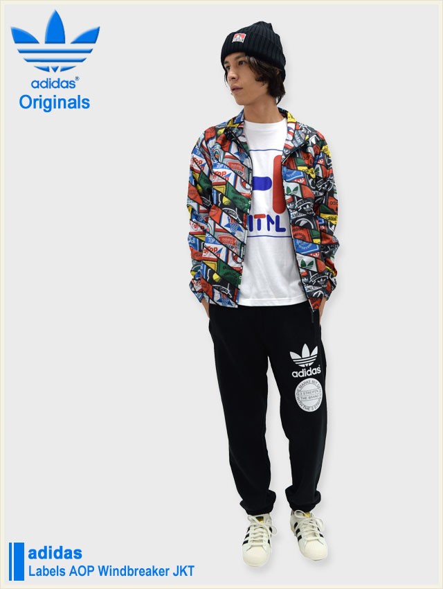 アディダス　ジャケット adidas Originals アディダス ジャケット メンズ ラベルズ AOP