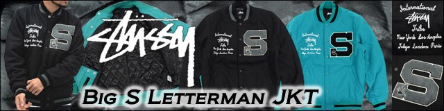 STUSSY ステューシー ジャケット メンズ Big S Letterman(stussy