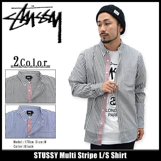 STUSSY（ステューシー） シャツ 長袖 メンズ Multi Stripe(stussy