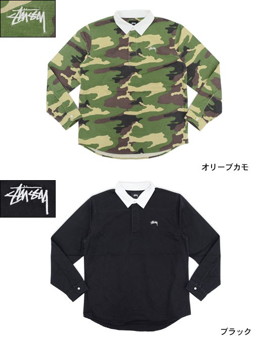 ステューシー STUSSY シャツ 長袖 メンズ Twill Rugby(stussy shirt