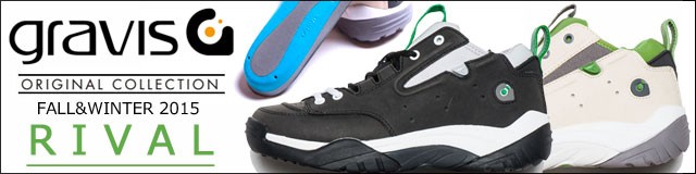 gravis（グラビス） スニーカー メンズ 男性用 ライバル チャコール