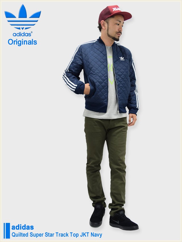 adidas Originals アディダス ジャケット メンズ キルテッド