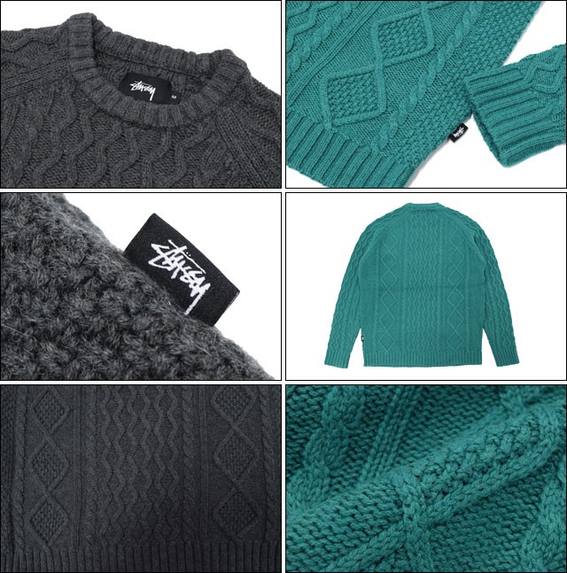 STUSSY（ステューシー） セーター メンズ Fishermans Cable(stussy