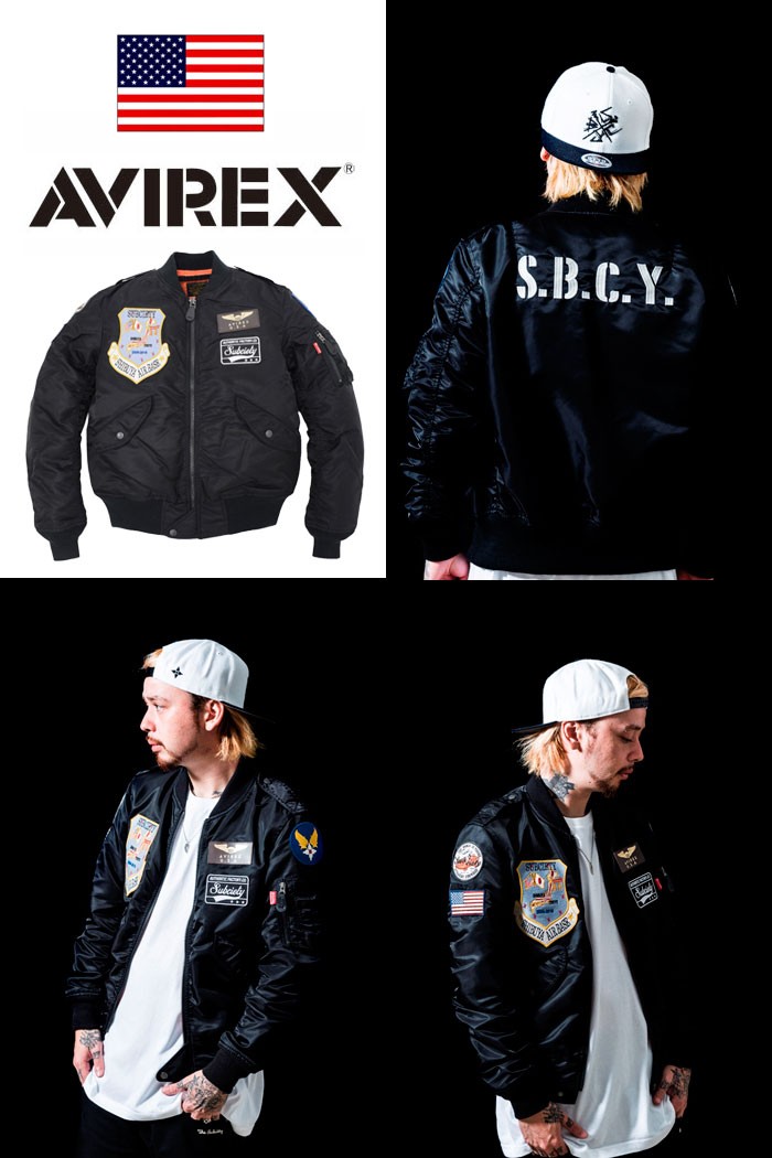 サブサエティ Subciety ジャケット メンズ アヴィレックス L-2B コラボ