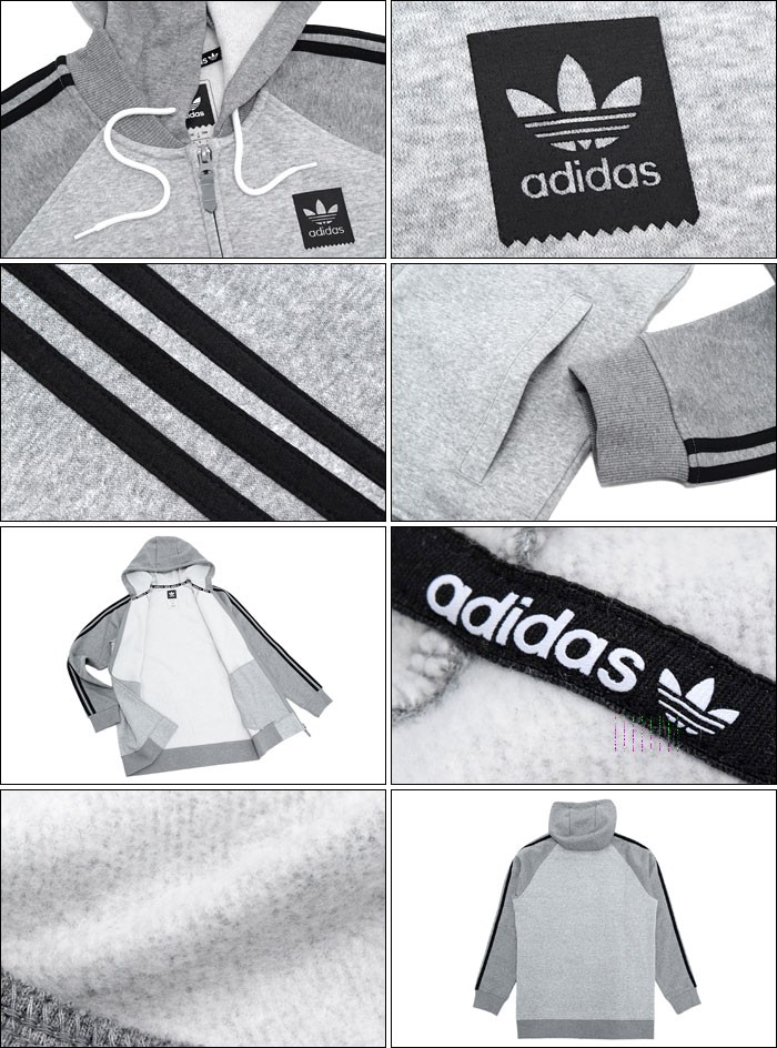 adidas グレー フード付きジャケット adidas Originals アディダス ジャケット メンズ AS フード
