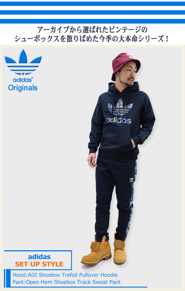 adidas Originals アディダス パンツ メンズ オープン ヘム