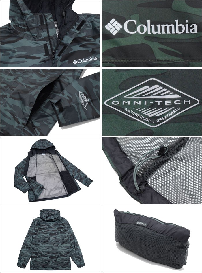 Columbia（コロンビア） ジャケット メンズ ウォータータイト プリン