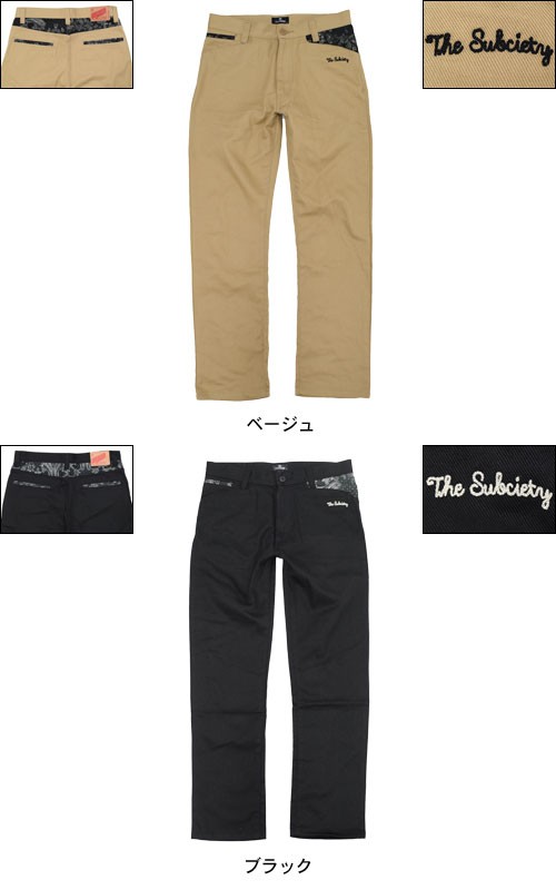 Subciety（サブサエティ） パンツ メンズ クラシック ペイズリー