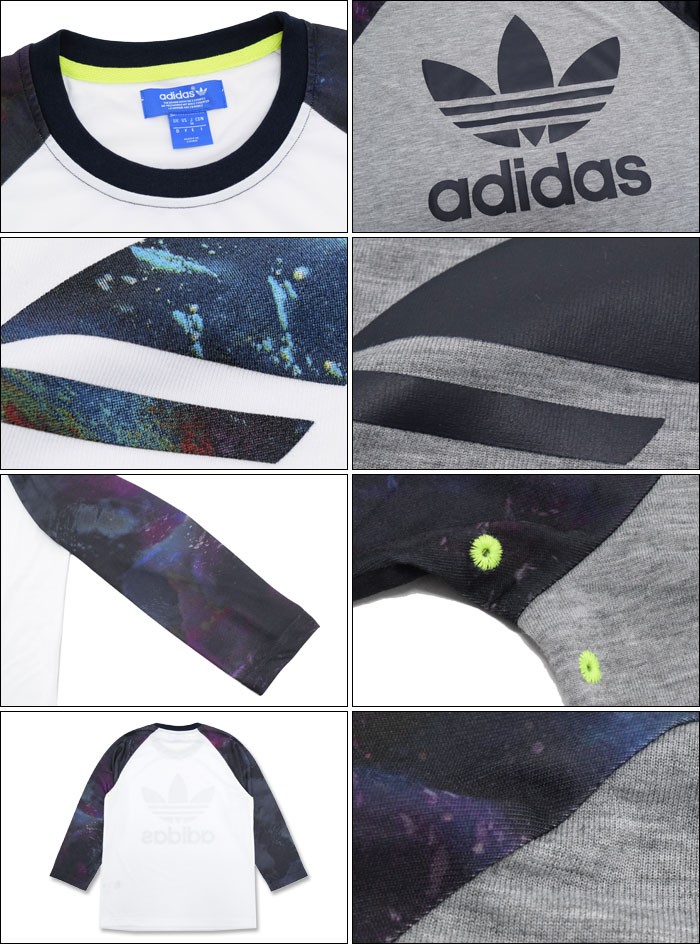 adidas Originals アディダス ラグラン 七分袖 メンズ レイニー