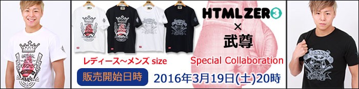 HTML03 エイチティエムエル ゼロスリー HTML ZERO3 Tシャツ 半袖