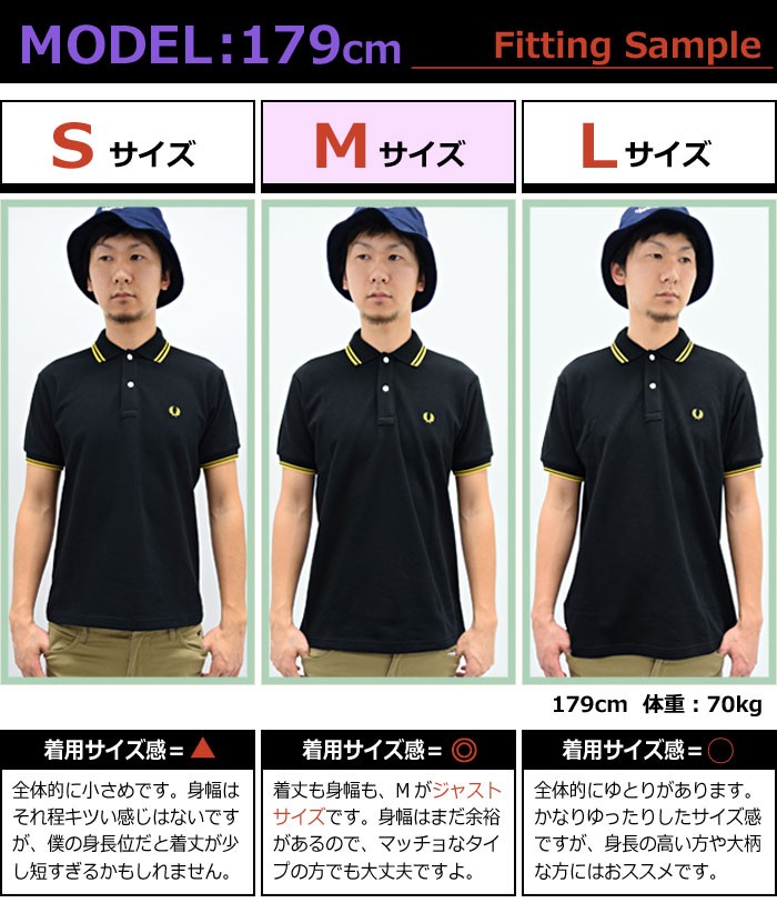 FRED PERRY（フレッドペリー） ポロシャツ メンズ 半袖 ライン 半袖