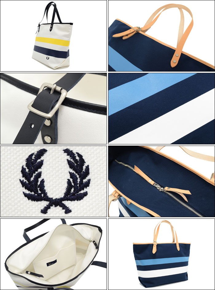 fred perry フレッドペリー キャンバストートバッグ FRED PERRY フレッドペリー トートバッグ キャンバス トート