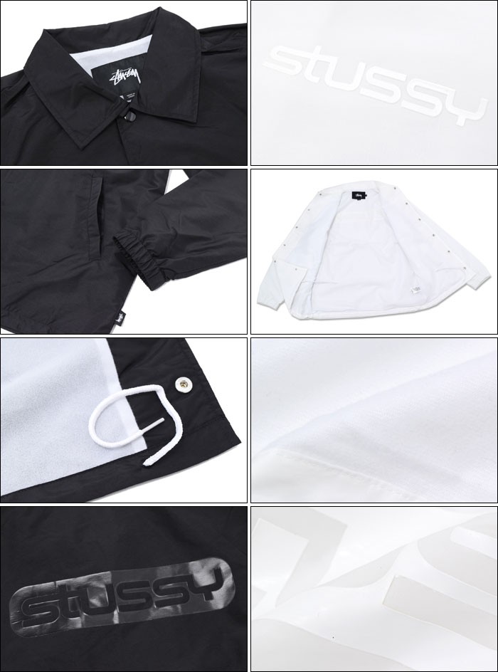 STUSSY ステューシー ジャケット メンズ Logo Coach(stussy JKT STUSSY ステューシー ジャケット メンズ Logo Coach(stussy JKT