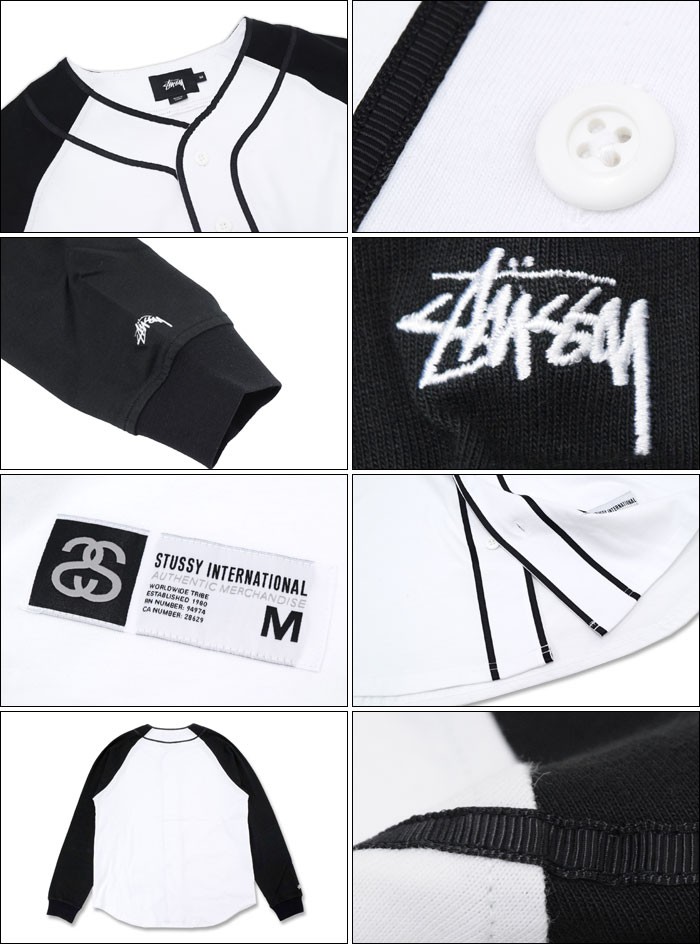 STUSSY（ステューシー） シャツ 長袖 メンズ Baseball Top(stussy