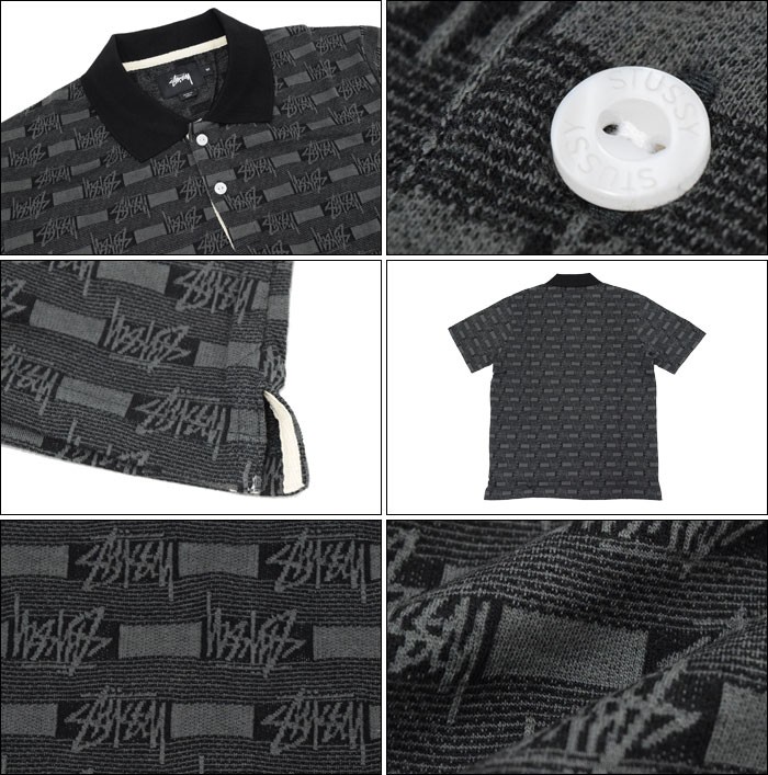 ステューシー　黒 ポロシャツ 半袖 楽天市場】ステューシー STUSSY ポロシャツ 半袖 メンズ Victor