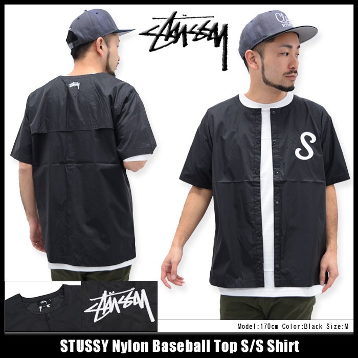 STUSSY（ステューシー） シャツ 半袖 メンズ Nylon Baseball Top