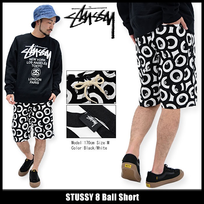 STUSSY（ステューシー） ハーフパンツ メンズ 8 Ball(stussy short