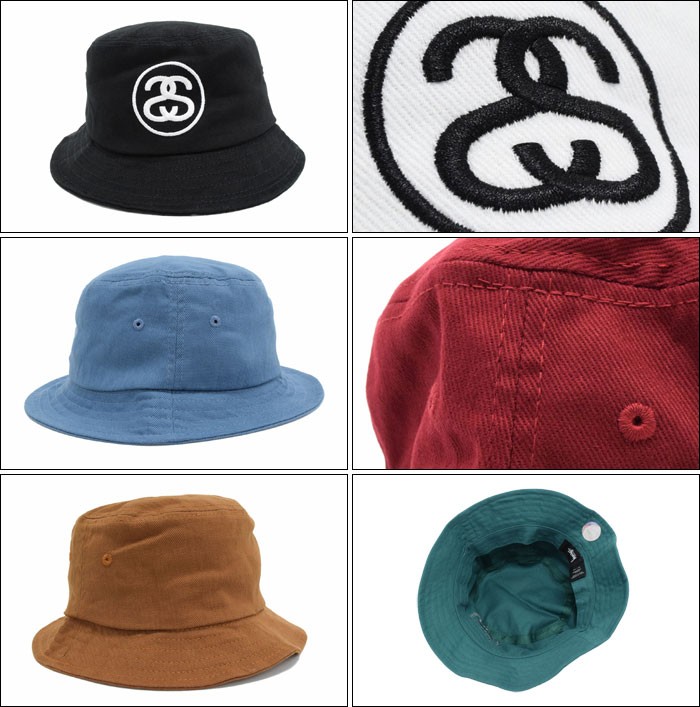 ステューシー バケット ハット STUSSY SS Link Bucket Hat 帽子(stussyhat メンズ・男性用 132754  132726 132719)