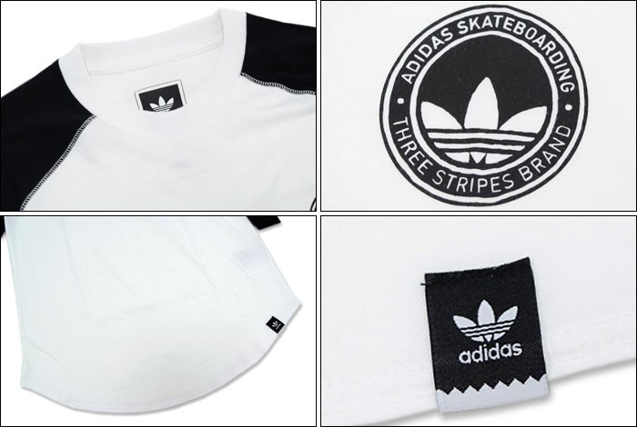 adidas Originals アディダス ラグラン 七分袖 メンズ ピッテッド