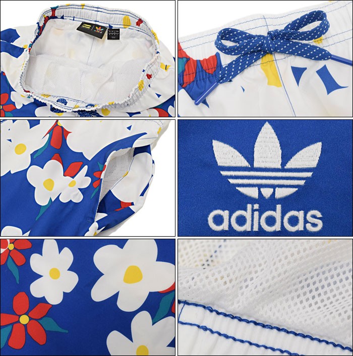 アディダス オリジナルス×ファレル・ウィリアムス adidas Originals = PHARRELL WILLIAM ハーフパンツ PW デイジー  スイム ショーツ(AO2993) : adi-ao2993 : ice field - 通販 - Yahoo!ショッピング