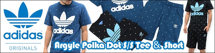 adidas Originals アディダス Tシャツ 半袖 メンズ アーガイル ポルカ