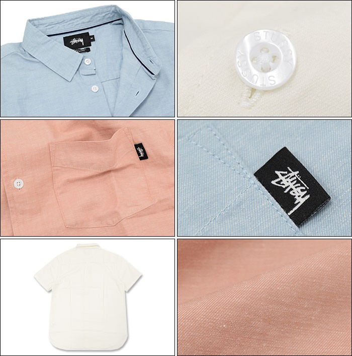 STUSSY ステューシー シャツ 半袖 メンズ Classic Linen(stussy