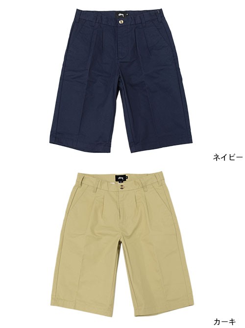STUSSY（ステューシー） ハーフパンツ メンズ Pleated(stussy short