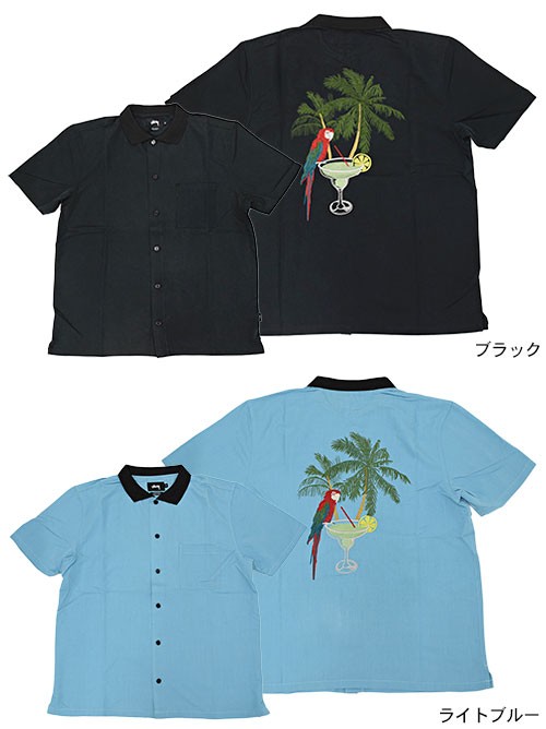 STUSSY ステューシー シャツ 半袖 シャツ L STUSSY（ステューシー） シャツ 半袖 メンズ Vacation(stussy shirt