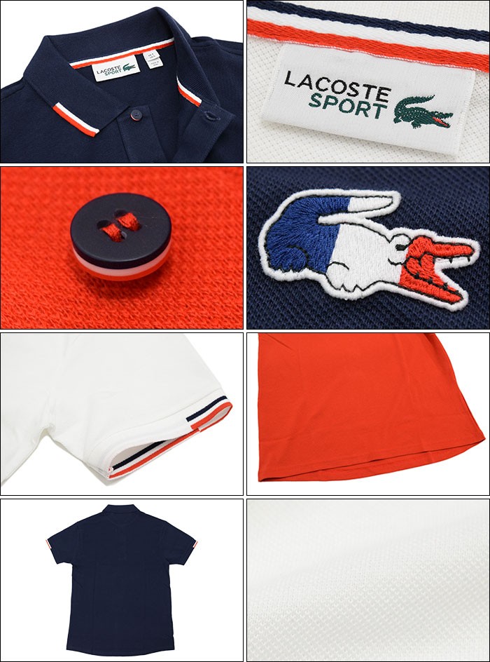 ラコステ　半袖ポロシャツ 日本製 LACOSTE ラコステ 半袖ポロシャツ 3サイズ PH584E - メルカリ