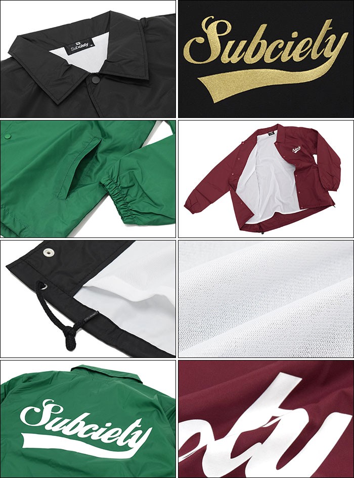 Subciety（サブサエティ） ジャケット メンズ グロリアス コーチ