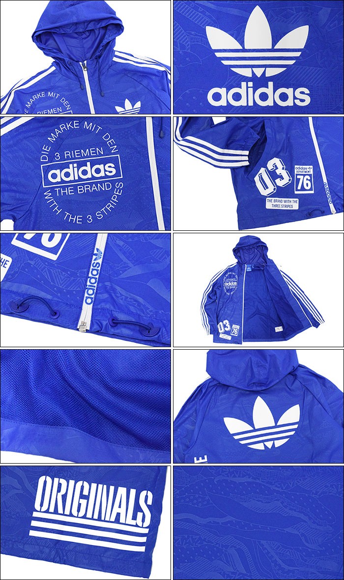 adidas Originals アディダス ジャケット メンズ ロゴ ウィンド