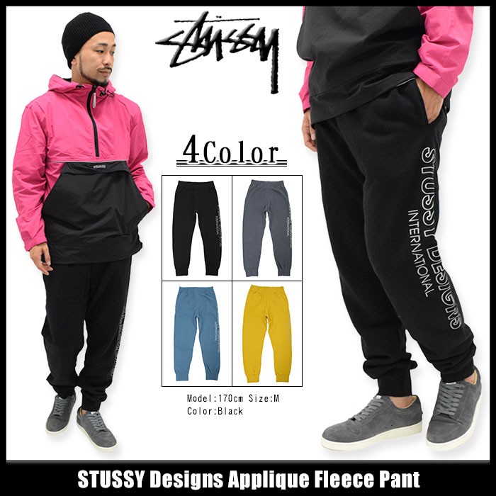STUSSY（ステューシー） パンツ メンズ Designs Applique Fleece