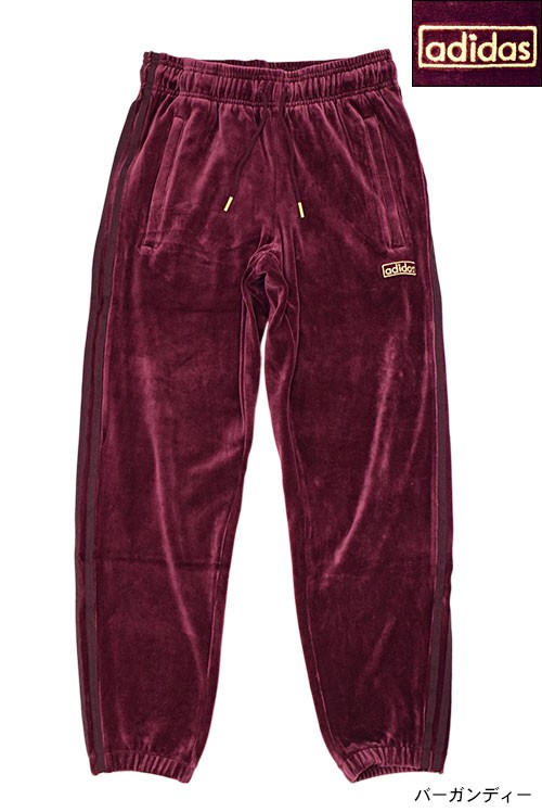 adidas Originals アディダス パンツ メンズ ベロア カフド
