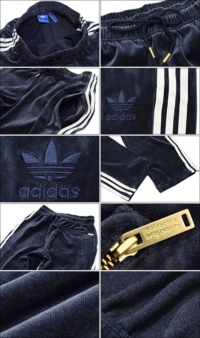 adidas Originals アディダス ジャージー パンツ メンズ ベロア