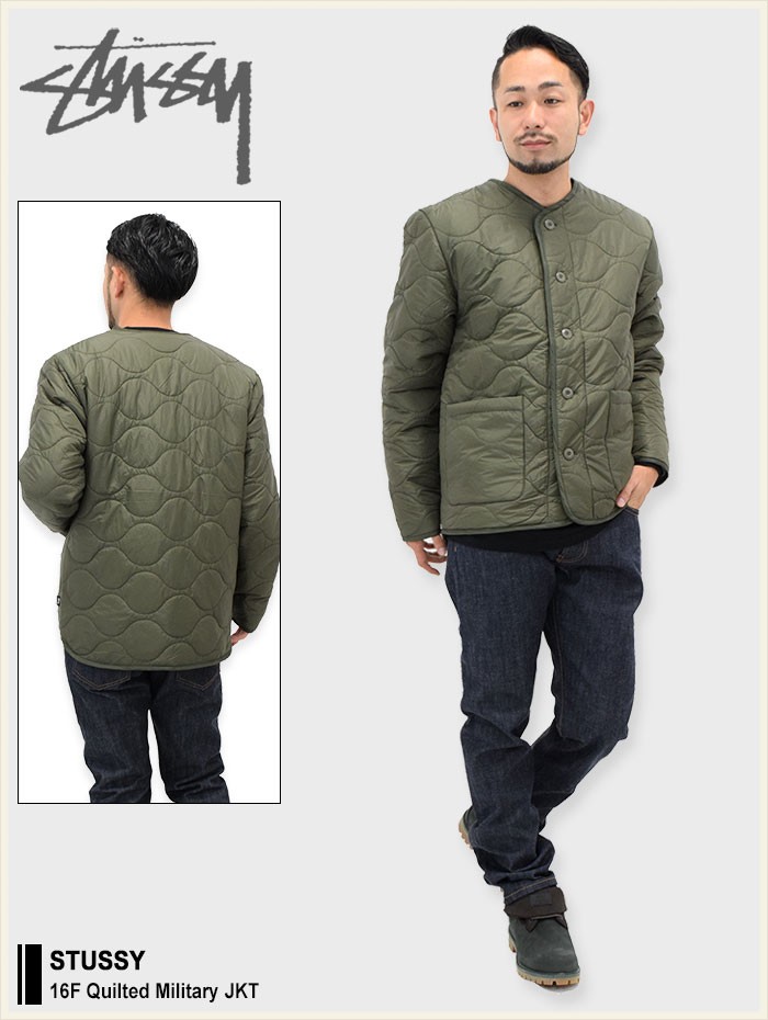 STUSSY ステューシー ジャケット メンズ 16F Quilted Military