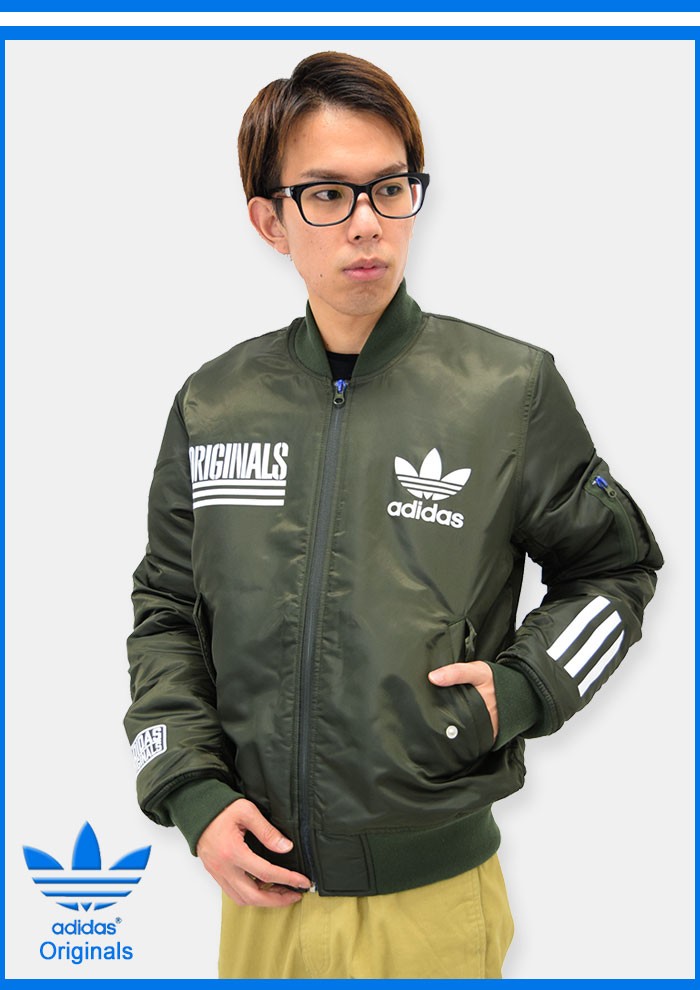 adidas Originals アディダス ジャケット メンズ ロゴ ボンバー