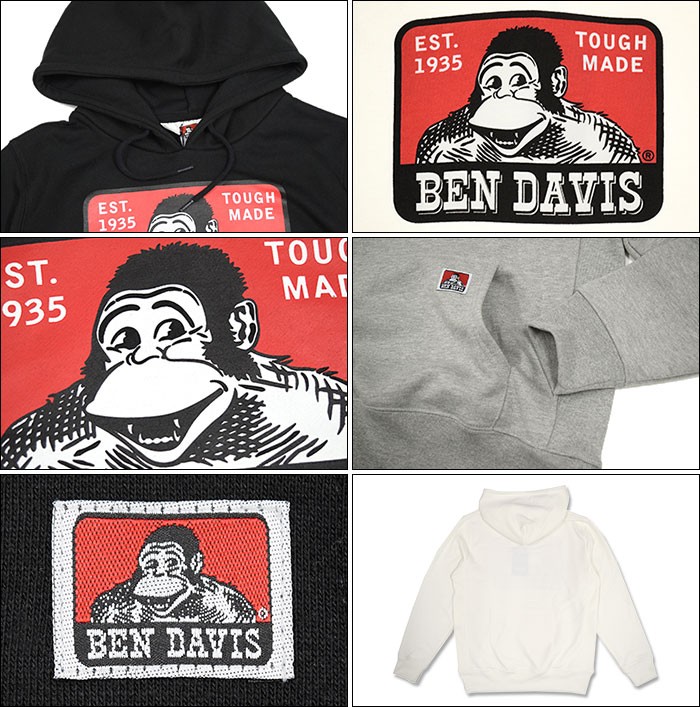 BEN DAVIS（ベンデイビス） プルオーバー パーカー メンズ ボックス