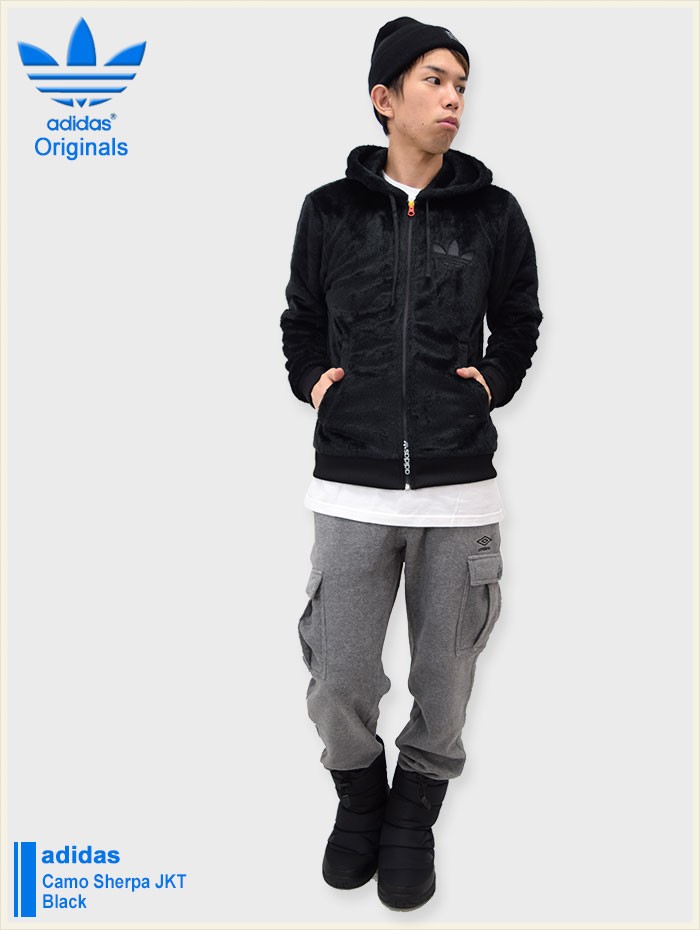 adidas Originals アディダス ジャケット メンズ カモ シェルパ