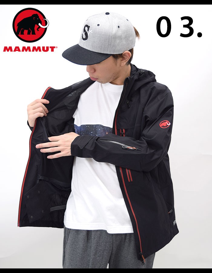 マムート ジャケット MAMMUT メンズ ドライテック サイド フリップ