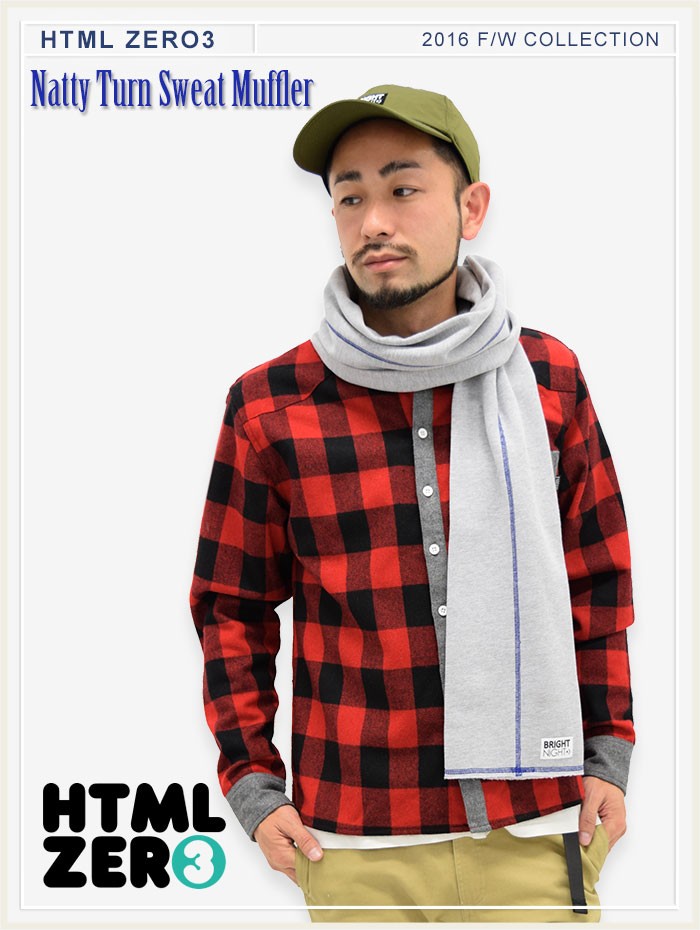 HTML03 エイチティエムエル ゼロスリー HTML ZERO3 マフラー メンズ