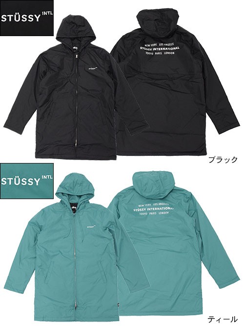 STUSSY ステューシー ジャケット メンズ Insulated Long Hooded STUSSY ステューシー ジャケット メンズ Insulated Long Hooded