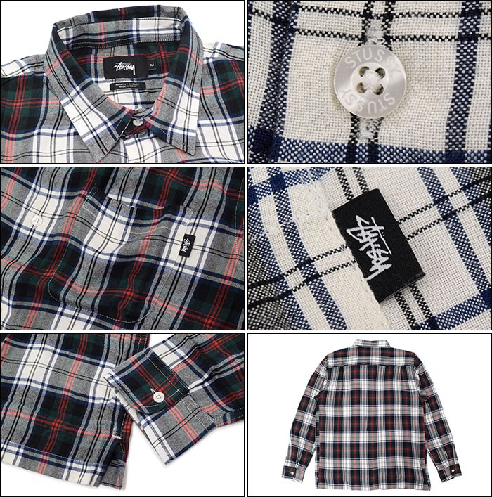 STUSSY（ステューシー） シャツ 長袖 メンズ Standard Plaid(stussy