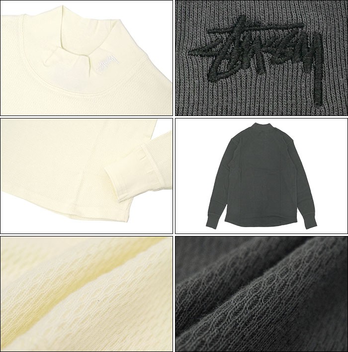 STUSSY ステューシー カットソー 長袖 メンズ Mock Thermal