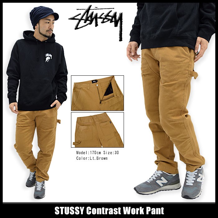 ステューシー STUSSY パンツ メンズ Contrast Work(stussy pant ワーク 