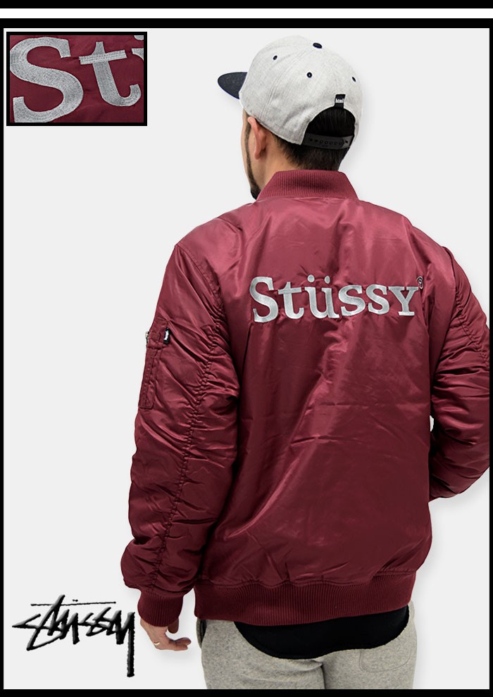 ステューシー STUSSY ジャケット メンズ MA-1(stussy JKT MA1 フライトジャケット ミリタリージャケット アウター 男性用  115315) : stu-115315 : ice field - 通販 - Yahoo!ショッピング